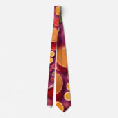 Campari Soda Grapefruit kleurrijk patroon Stropdas (Achterkant)