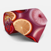 Campari Soda Juice Waterverf Patroon Stropdas (Opgerold)