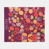 Campari Soda kleurrijk patroon Fleece Deken (Voorkant (Horizontaal))