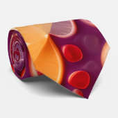 Campari Soda kleurrijk patroon Stropdas (Opgerold)