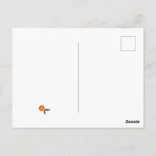 Campari Spritz Recept Cocktail Briefkaart (Achterkant)