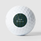 Campbell Argyll Ancient Original Scottish Tartan Golfballen (Voorkant)