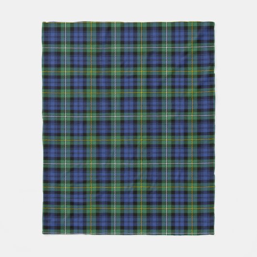 Campbell Argyll Ancient Plaid Fleece Deken (Voorkant)