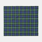 Campbell Argyll Ancient Plaid Fleece Deken (Voorkant (Horizontaal))
