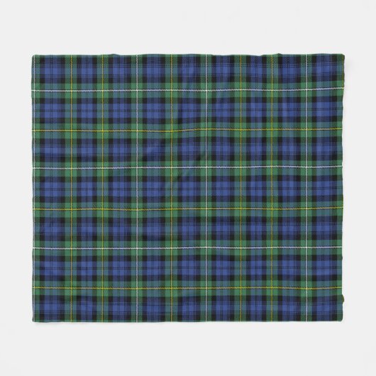 Campbell Argyll Ancient Plaid Fleece Deken (Voorkant (Horizontaal))