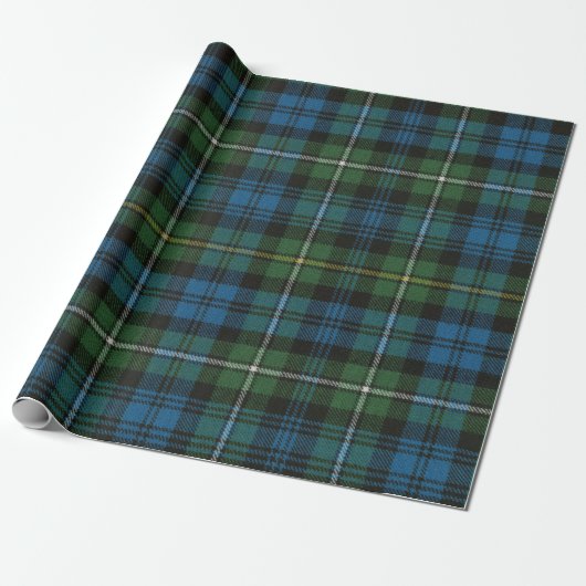 Campbell Argyll Ancient Scottish Tartan Cadeaupapier (Uitgerold)
