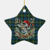 Campbell Argyll Ancient Scottish Tartan Christmas Keramisch Ornament (Voorkant)