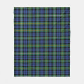 Campbell Argyll Oude Plaid Fleece Deken (Voorkant)