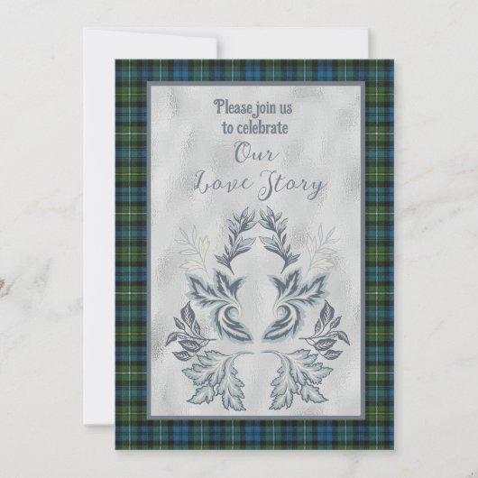 Campbell Argyll Scottish Tartan Kaart (Voorkant)