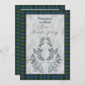 Campbell Argyll Scottish Tartan Kaart (Voorkant / Achterkant)