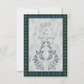 Campbell Argyll Scottish Tartan RSVP Kaartje (Voorkant)