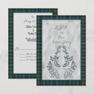 Campbell Argyll Scottish Tartan RSVP Kaartje