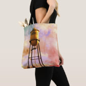 Campbell CA Water Tower geborsteld Polyester Tas (Dichtbij)