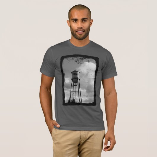 Campbell CA Water Tower Mannen T-Shirt (Voorkant volledig)