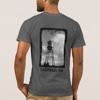 Campbell CA Water Tower Mannen T-Shirt