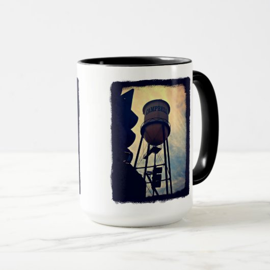 Campbell CA Water Tower Mok (Voorkant rechts)