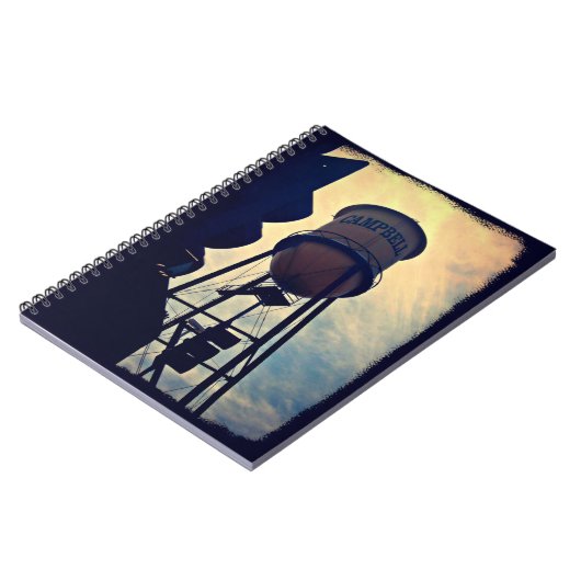 Campbell CA Water Tower Spiral Notitieboek (Linkerzijde)