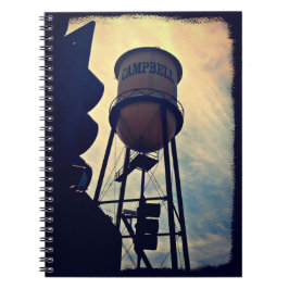 Campbell CA Water Tower Spiral Notitieboek