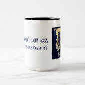 Campbell CA Water Tower Two Tone Mok (Center)