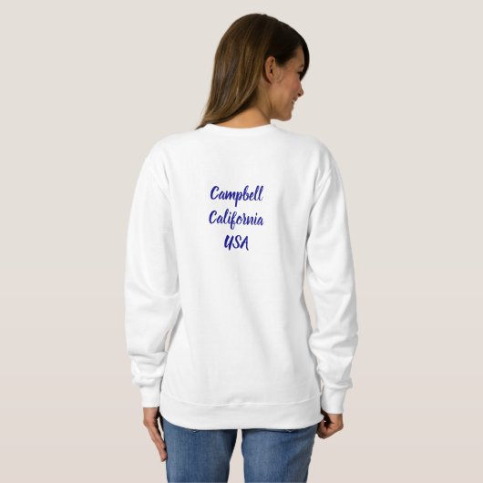 Campbell CA Water Tower Women's Sweatshirtt Trui (Achterkant volledig)