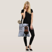 Campbell CA Watertoren Geborsteld Polyester Boodsc Tote Bag (Op model)