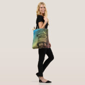 Campbell CA Watertoren Geborsteld Polyester Tote Bag (Op model)