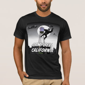 Campbell California Water Tower T-shirt