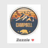 Campbell, Californië Sticker (Vel)
