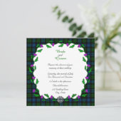 Campbell Celtic Wedding Kaart (Staand voorkant)