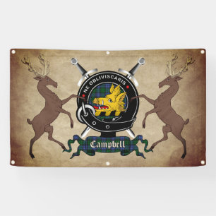 Campbell Clan Badge 3x5 Spandoek