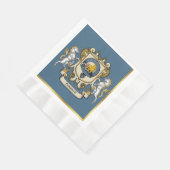 Campbell Clan Badge Blauw Persoonlijk Servet (Hoek)