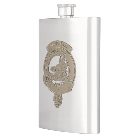 Campbell Clan Badge Classic Flask Flacon (Links)