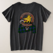 Campbell Clan Badge Grote Maat T-shirt (Design achterkant)