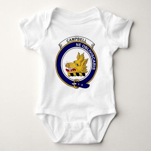 Campbell Clan Badge Romper (Voorkant)