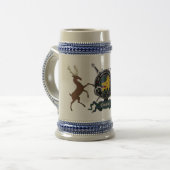 Campbell Clan Badge Stein Bierpul (Voorkant links)