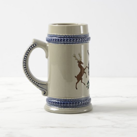 Campbell Clan Badge Stein Bierpul (Links)