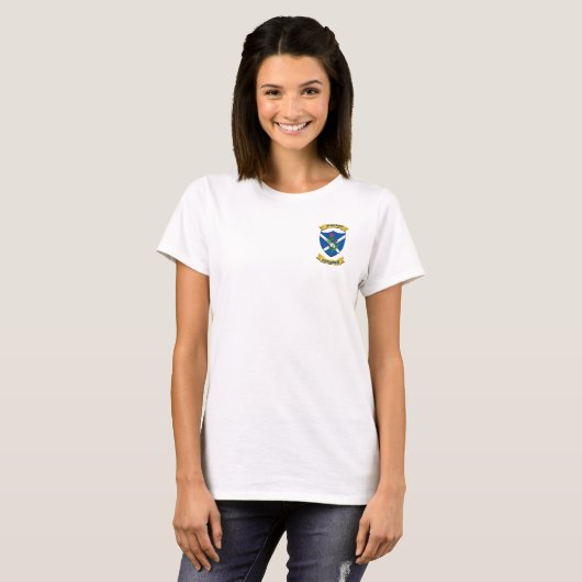 Campbell Clan Badge T-shirt (Voorkant volledig)