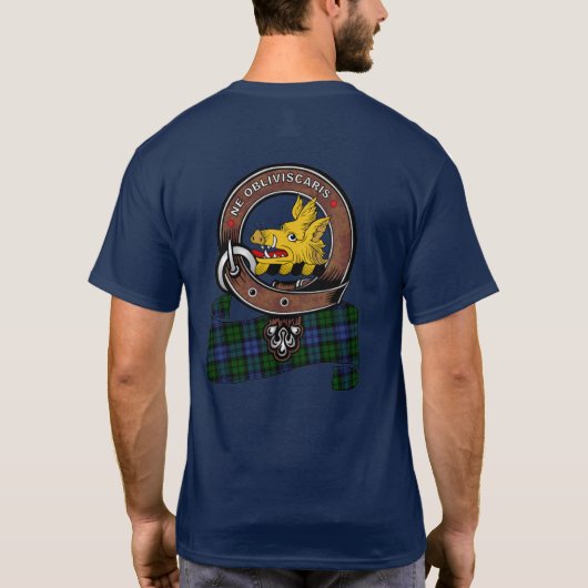 Campbell Clan Badge T-shirt (Achterkant)
