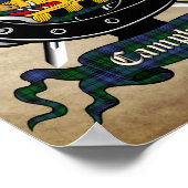 Campbell Clan badge & Tartan 8.5x11 Poster (Hoek)