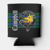 Campbell Clan Badge & Tartan Blikjeskoeler (Voorkant)