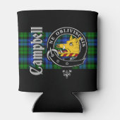 Campbell Clan Badge & Tartan Blikjeskoeler (Achterkant)