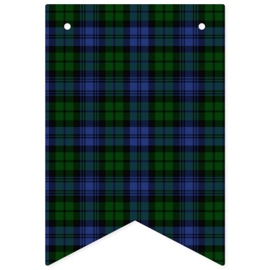 Campbell Clan Badge & Tartan Bunting Flags Vlaggetjes (Tweede vlag)