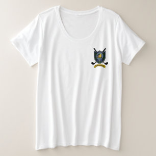 Campbell Clan Badge & Tartan Golf Grote Maat T-shirt