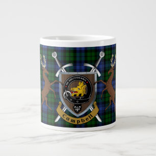 Campbell Clan Badge & Tartan Highland Grote Koffiekop