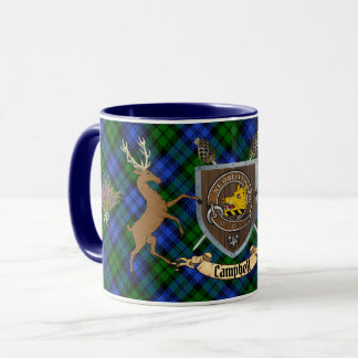 Campbell Clan Badge & Tartan Highland Mok