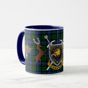 Campbell Clan Badge & Tartan Highland Mok