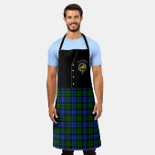 Campbell Clan Badge & Tartan Kilt Schort (Gedragen)