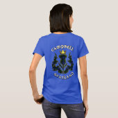 Campbell Clan Badge & Tartan w/Motto T-shirt (Achterkant volledig)
