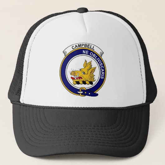 Campbell Clan Badge Trucker Pet (Voorkant)