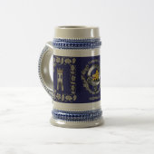 Campbell Clan Castle gepersonaliseerd bier Stein Bierpul (Voorkant links)